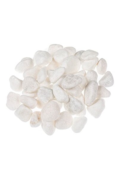 OEM Pietre Decorative Albe - 1kg - Decor Ghiveci Flori, Produse Gradina