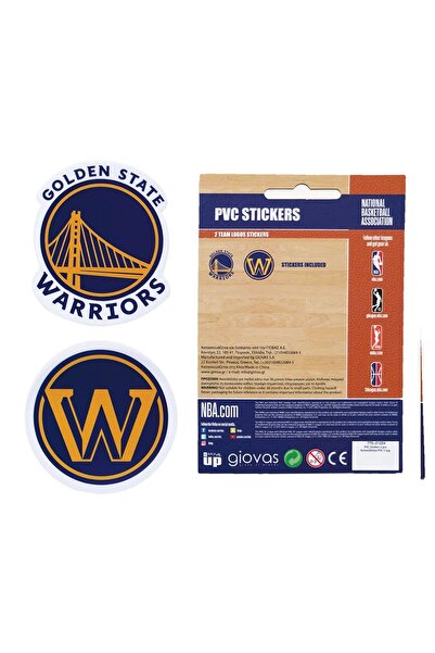 NBA Αυτοκόλλητα PVC 2 ΛΟΓΟΤΥΠΑ ΟΜΑΔΑΣ 162 ΤΕΜΑΧΙΑ 775-21224-GOLDEN STATE WARR...