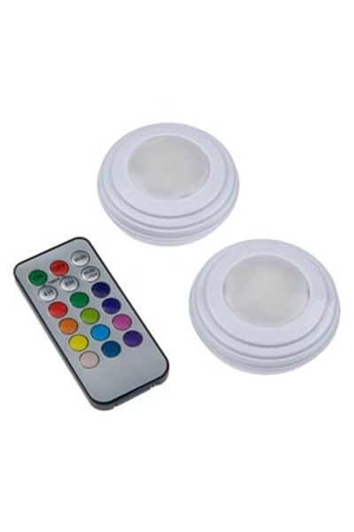 OEM Lampi LED Multicolor cu Telecomanda - 2buc - Speciale Baterii, Decoratiun...
