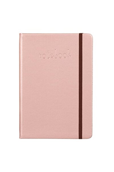 OEM Carnetel Notite A5 Roz Auriu Notebook cu Elastic - 100F