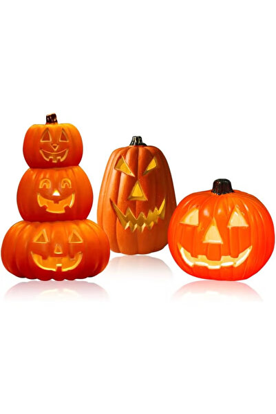 VUCATIN Halloween Pumpkin Light Led Decorative Pumpkin Lamp for Indoor Hallow...