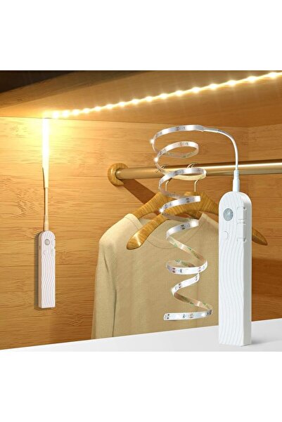 JOYZZZ Under Cabinet LED Lighting Kit, 3M Bed Stairs Wardrobe Strip Lights Mo...