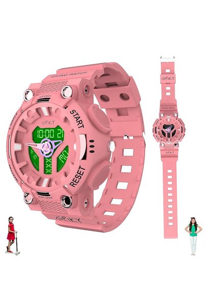 Spiky Premium Analog-Digital Diving Sports , Luminous & Dual Time Display, 50...