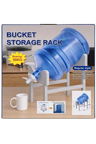 DubaiGallery Heavy Duty Water Bottle Storage Stand Rack 50KG Load Bearing Cap...