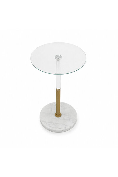 PRIME STYLE طاولة خدمة مفردة ذهبية