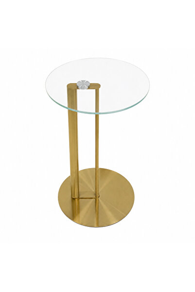 PRIME STYLE Single Gold Service Table