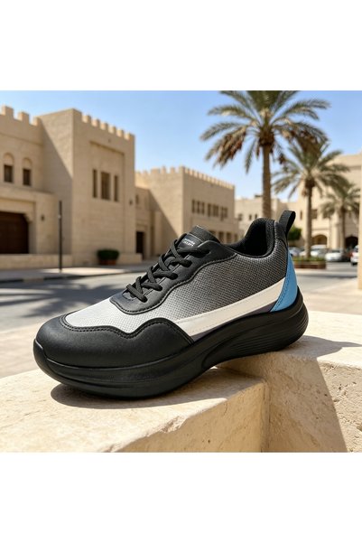 WUXIAO MALL Men's Power Soft Casual Sneakers, 5cm Height Increasing Walking S...