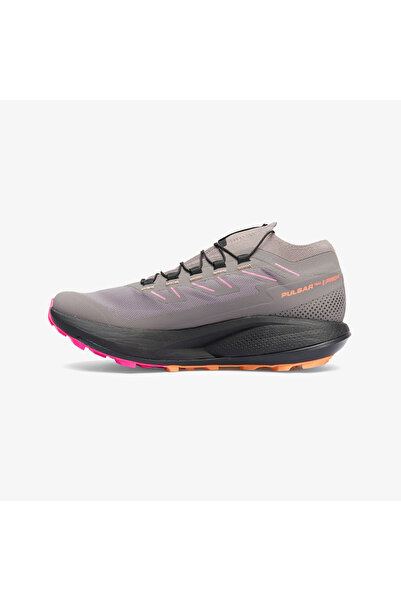Salomon Pulsar Trail Kadın Gri Koşu Ayakkabısı