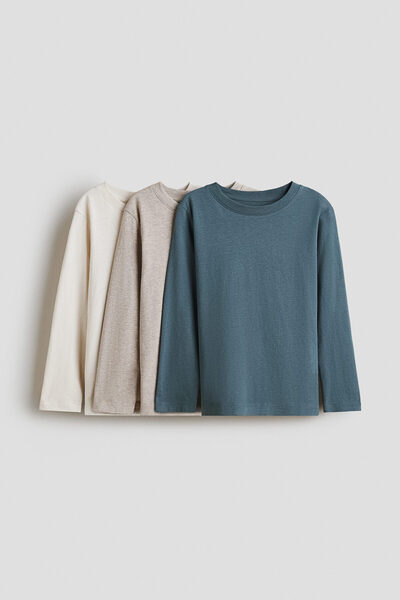 H&M 3'lü Uzun Kollu Tişört