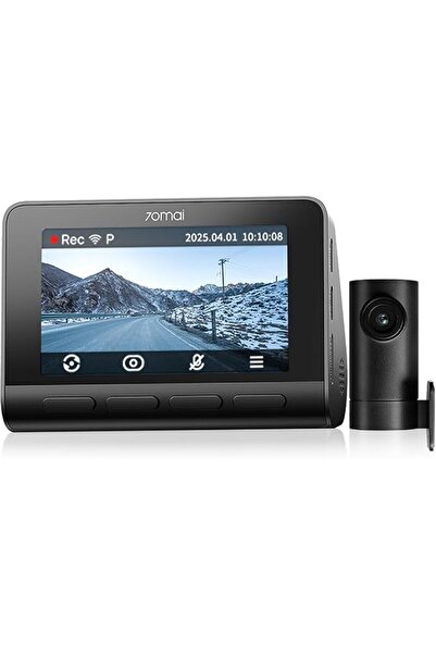 70MAİ كاميرا لوحة القيادة A810S بدقة 4K أمامية وخلفية، كاميرا سيارة بدقة 4K+1...