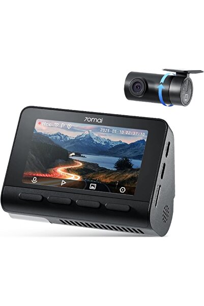 70MAİ كاميرا لوحة القيادة A800SE أمامية وخلفية بدقة 4K UHD + 1080P، مع واي فا...