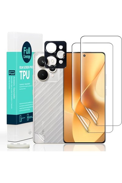 Ibywind واقي شاشة لهاتف ريلمي 15 برو 5G، عبوة من قطعتين، فيلم هيدروجيل مع واق...