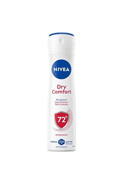 NIVEA Dry Comfort Deodorant Spray for Women 72H Sweat & Odour Protection Quic...