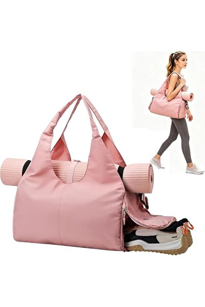 Goodern Yoga Bag,Women Lightweight Gym Bag with Yoga Mat Holder & Shoe Compar...