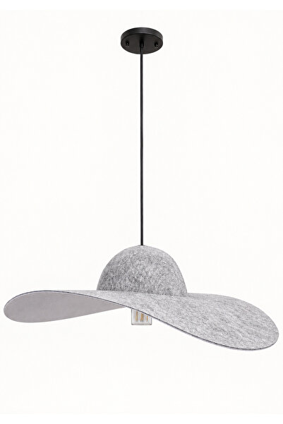 Generic Brand Gray Wavy E27 Pendant Light – 65 cm Wide