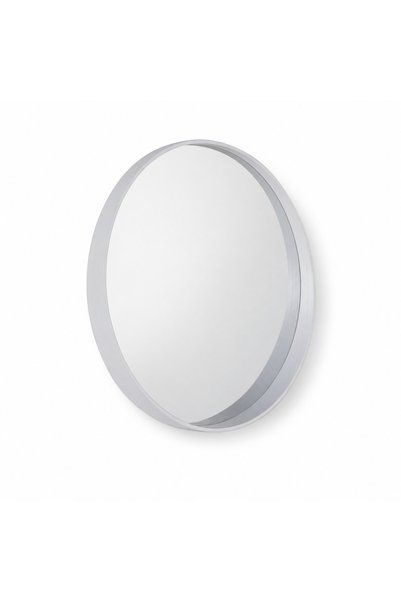 PRIME STYLE White Framed Wall Mirror 90X90 cm