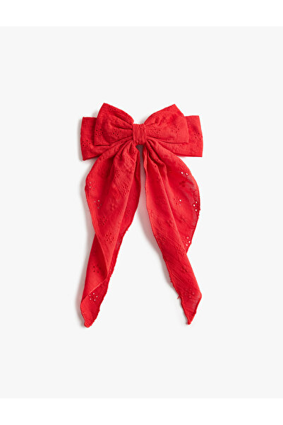 Koton Embroidered Bow Clip Hairpin