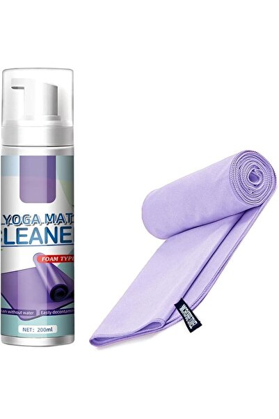 Paporich Yoga Mat Cleaner Spray, Organic Non-Slip Mat Spray, Portable Yoga Ma...