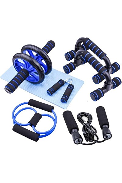GENERAL 6-In-1 Roller Kit with Knee Pads, Abdominal Muscle Training Rollers, ...