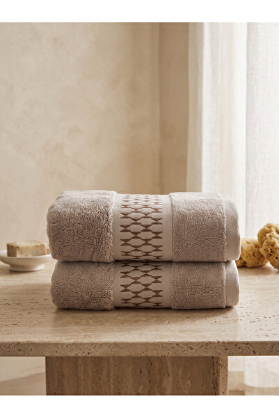 Dantela Marly Set of 2 Embroidered Hand Towels 50X90 cm