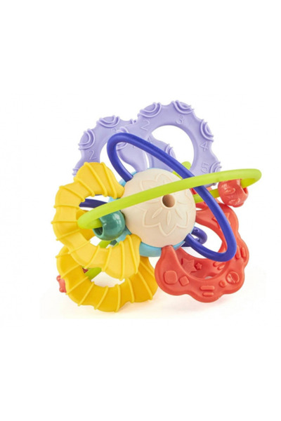 aistoys Jucărie multifuncțională senzorială din silicon pentru dentiție, pent...