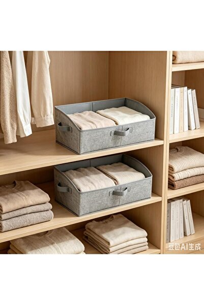 NIUBI Special storage box for wardrobes, Trapezoid Storage Bins, Closet Shelf...