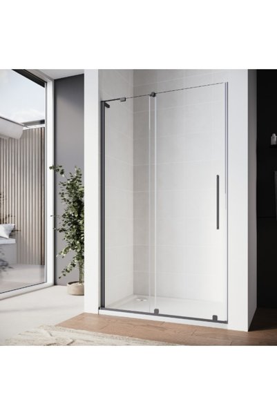 Aqua Drops باب دش منزلق بتصميم أنيق عالي الجودة مقاس 120 × 200 سم