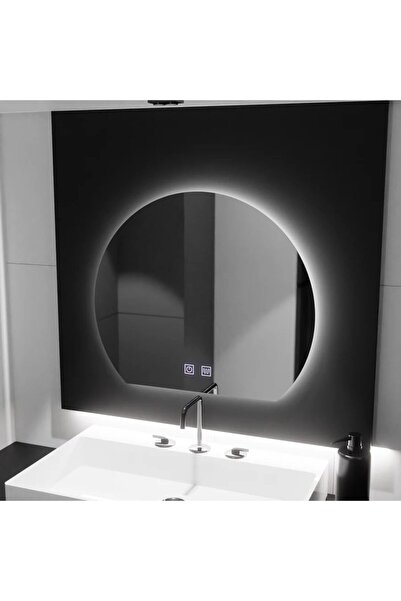 Flippy Oglinda LED Semiluna, 60x54, Soluna Touch, Sistem Dezaburire, Dimabila