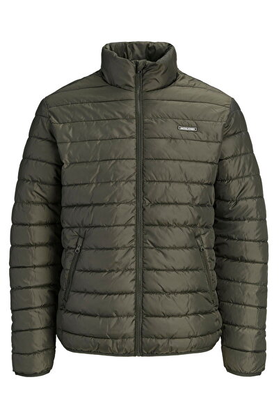 Jack & Jones Men's Water-Repellent High-Collar Long-Sleeve Puffer Jacket - Elvis