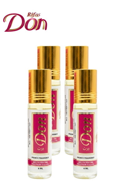 Rifas Don 4 قطع عطر فرنسي رول أون 6 مل