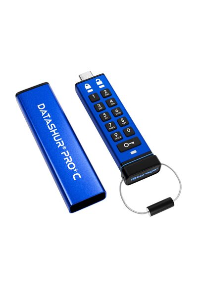 OEM iStorage verileriAshur PRO+C 512GB | Güvenli USB Type-C Bellek Çubuğu | F...
