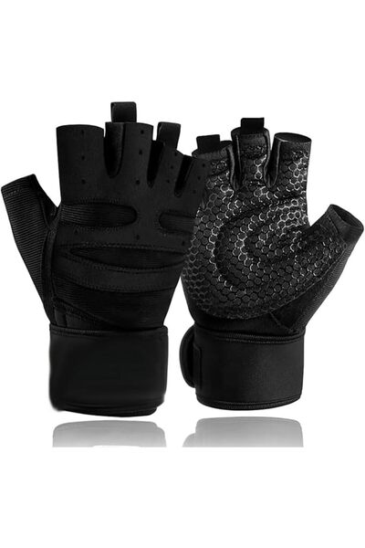 LinJie Weightlifting Gloves,Gym Gloves for Men and Women,Wrist Support Padded...