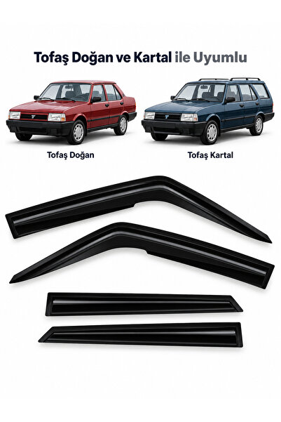 Genel Markalar Tofaş 131 Doğan Şahin Kartal Doğan Slx Cam Rüzgarlığı 4 Lü Takım