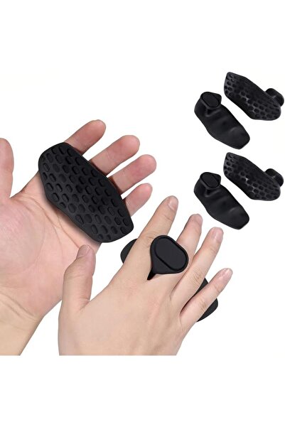 Fustuq & Hail Anti-Slip Workout Grips - Ergonomic Rubber Hand Protector Glove...