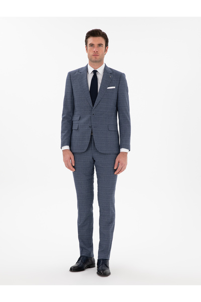 Cacharel Mavi Slim Fit Kumaş Pantolon 50284834-VR036
