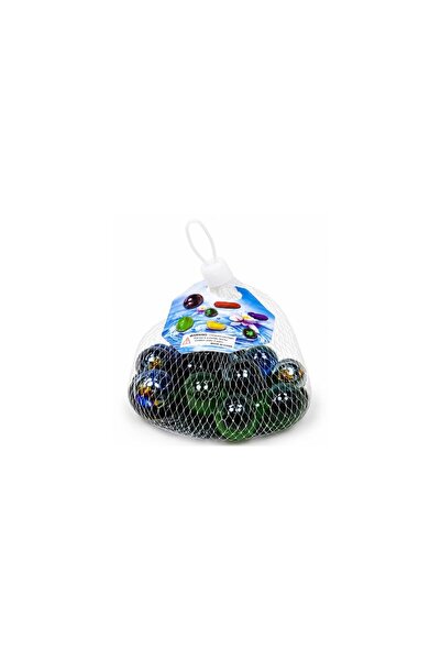 alwan Colored Glass Marbles 30 Pieces | Transparent Glass Play Marbles for Ki...
