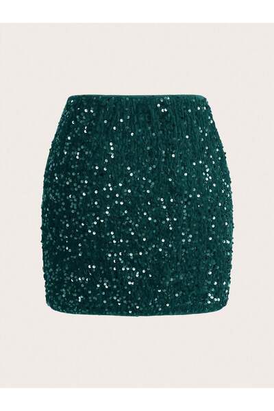 Sheya Fustă mini, verde - 1XL