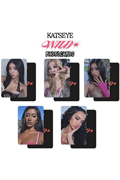 Kpop Dünyasi KATSEYE '' Wild '' Photocards Set POB3