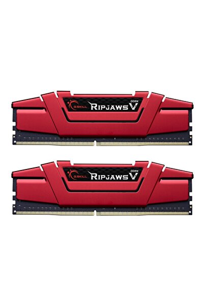 G.SKILL 16GB DDR4 PC4-25600 3200 MHz Ripjaws V kırmızı CL16 Çift Kanallı Kit ...