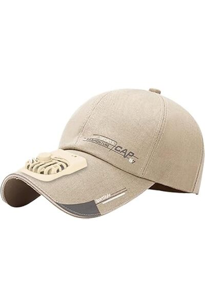 TERRIFI Wide Brim Baseball Cap with Fan, Sun Protection Hat, 2 Wind Speed USB...