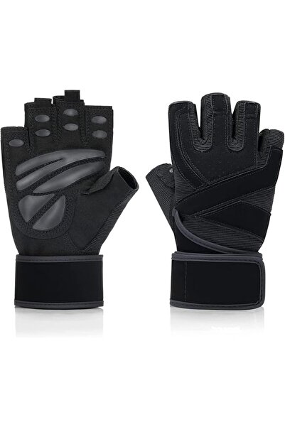 Alybrol Padded Workout Gloves for Men - Gym Weight Lifting Gloves with Wrist ...