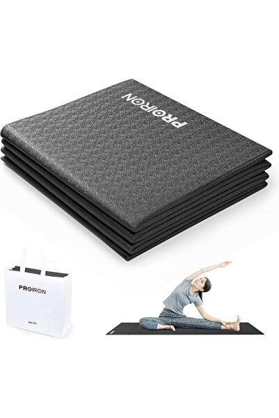 PROIRON Yoga Mat Folding Travel Exercise Mat Non Slip Double-Sided Profession...