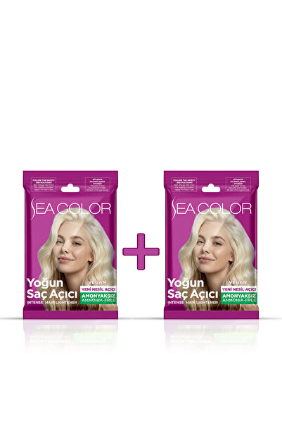 Sea Color 2'li Vegan Amonyaksız Yeni Nesil Formül Yoğun Saç Açıcı
