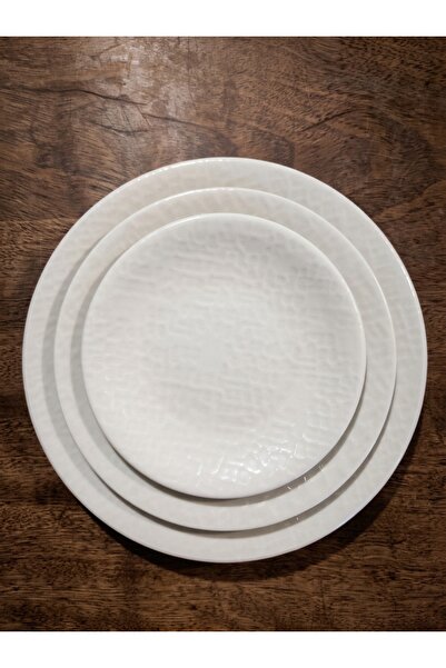 Kütahya Porselen 3-Piece Presentation Plate 25-21-17 cm