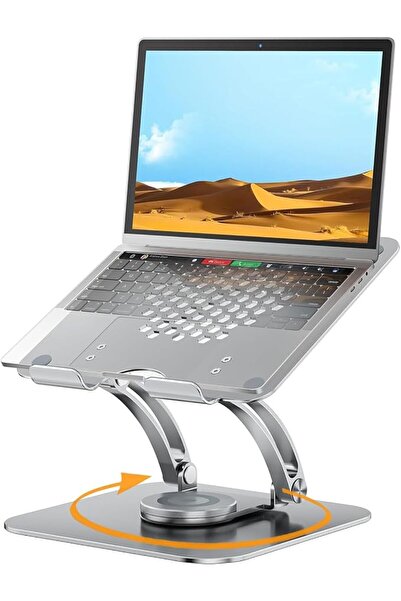 proffisy Laptop Stand for Desk Adjustable Laptop Holder with 360°Rotatable Ba...