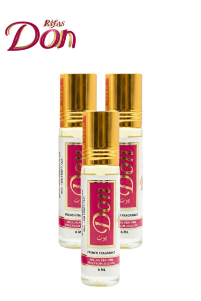 Rifas Don 3 قطع عطر فرنسي رول أون 6 مل