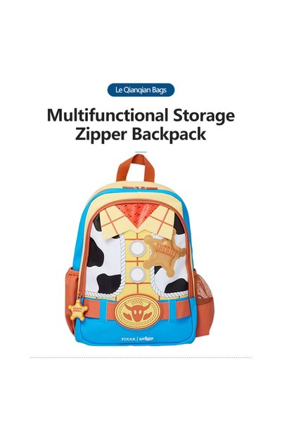 Generic Brand Ghiozdan școlar Toy Story cu Șeriful Woody pentru băieți