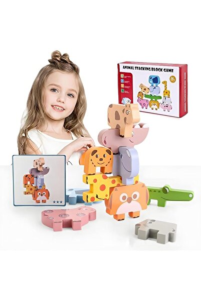 Alybrol Montessori Toys for 2-4 Year Old Boys or Girls, 10 Pack Wooden Animal...