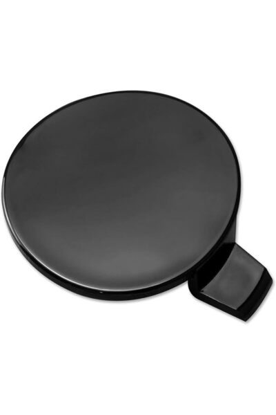 Generic غطاء خطاف السحب الأمامي، ملحق تزييني أسود خارجي لخطاف السحب، متوافق م...