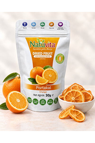 Natuvita Kurutulmuş Portakal Dilimi 30g